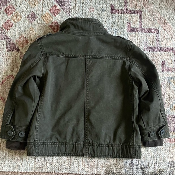 L.O.G.G boy size 2-3 yrs Military Style zipper & Button closure w/Pockets Jacket - Picture 3 of 15